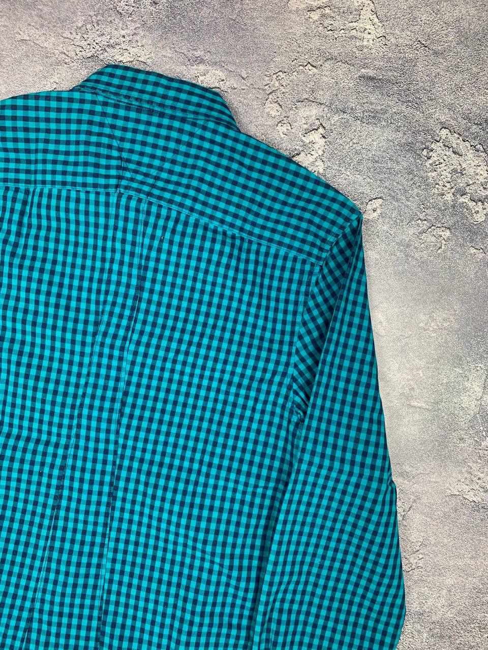 Tommy Hilfiger Share Tommy Hilfiger Men's Turquoise Check Shirt Button Down Size US M / EU 48-50 / 2 - 12 Thumbnail