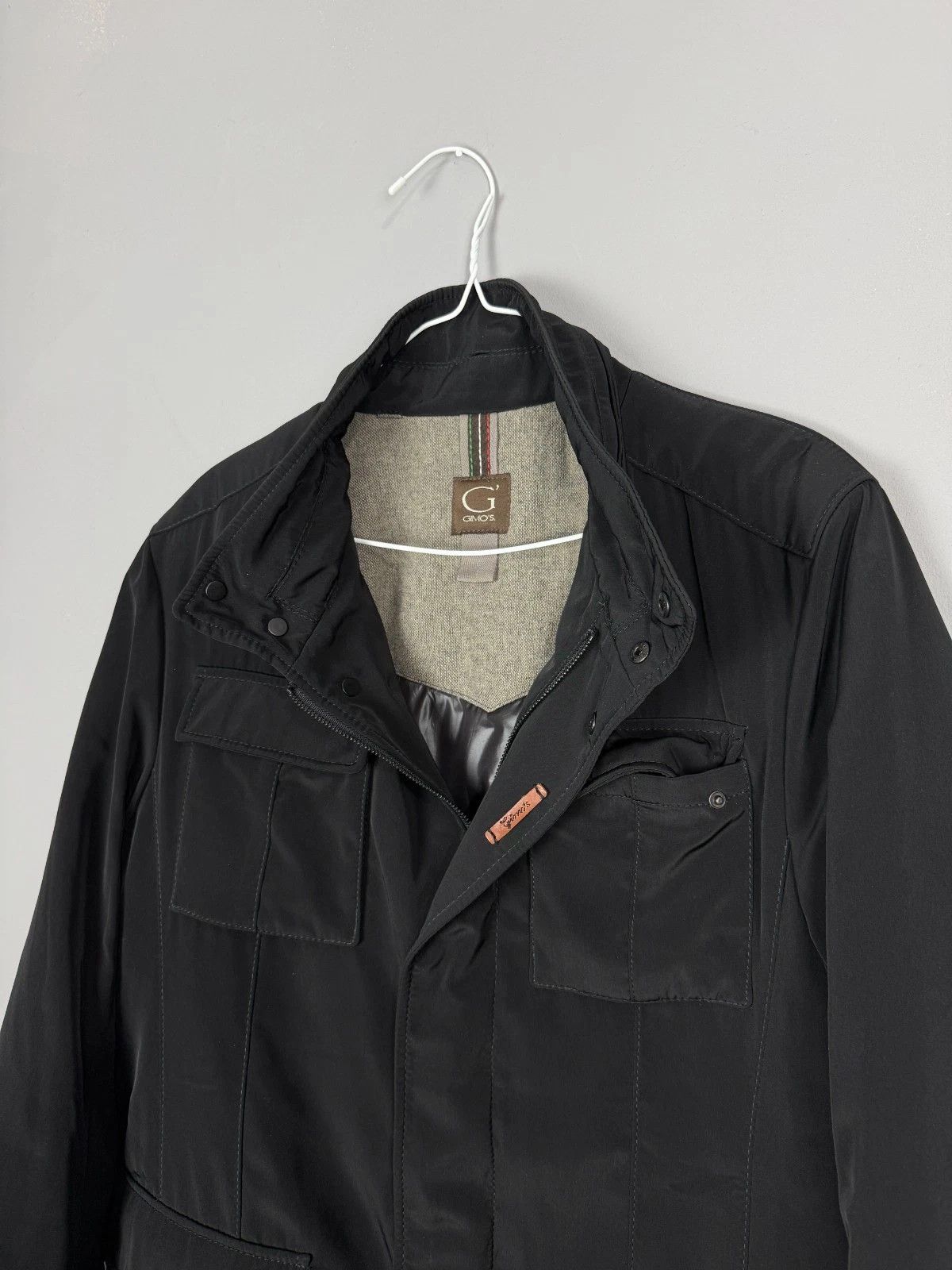 Gimo's Men’s Gimo’s Jacket Lightweight Coat Full Zip Casual Italy Size US M / EU 48-50 / 2 - 2 Thumbnail