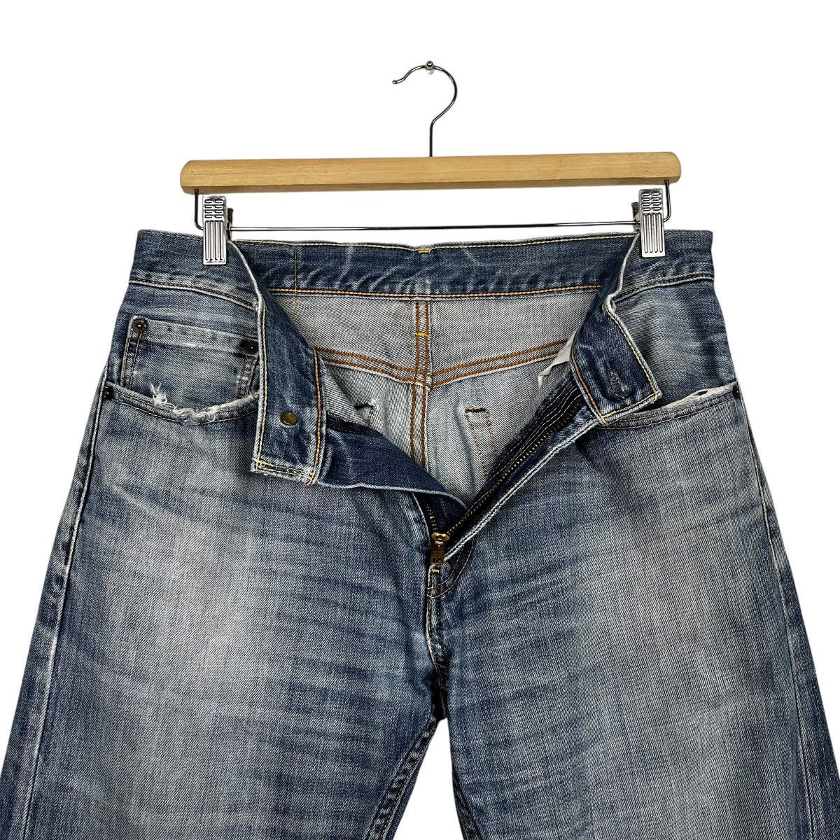 Levi's Vintage Levis 505 Distressed Denim Jeans Size US 32 / EU 48 - 15 Thumbnail