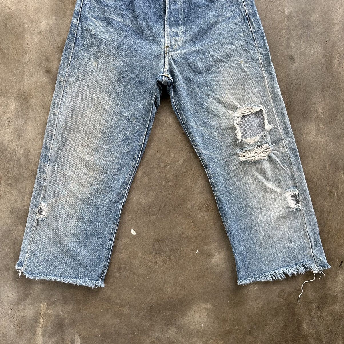 Levi's W30 Vintage Levi’s 503B Selvedge Distressed Faded Denim Jean Size US 30 / EU 46 - 2 Thumbnail