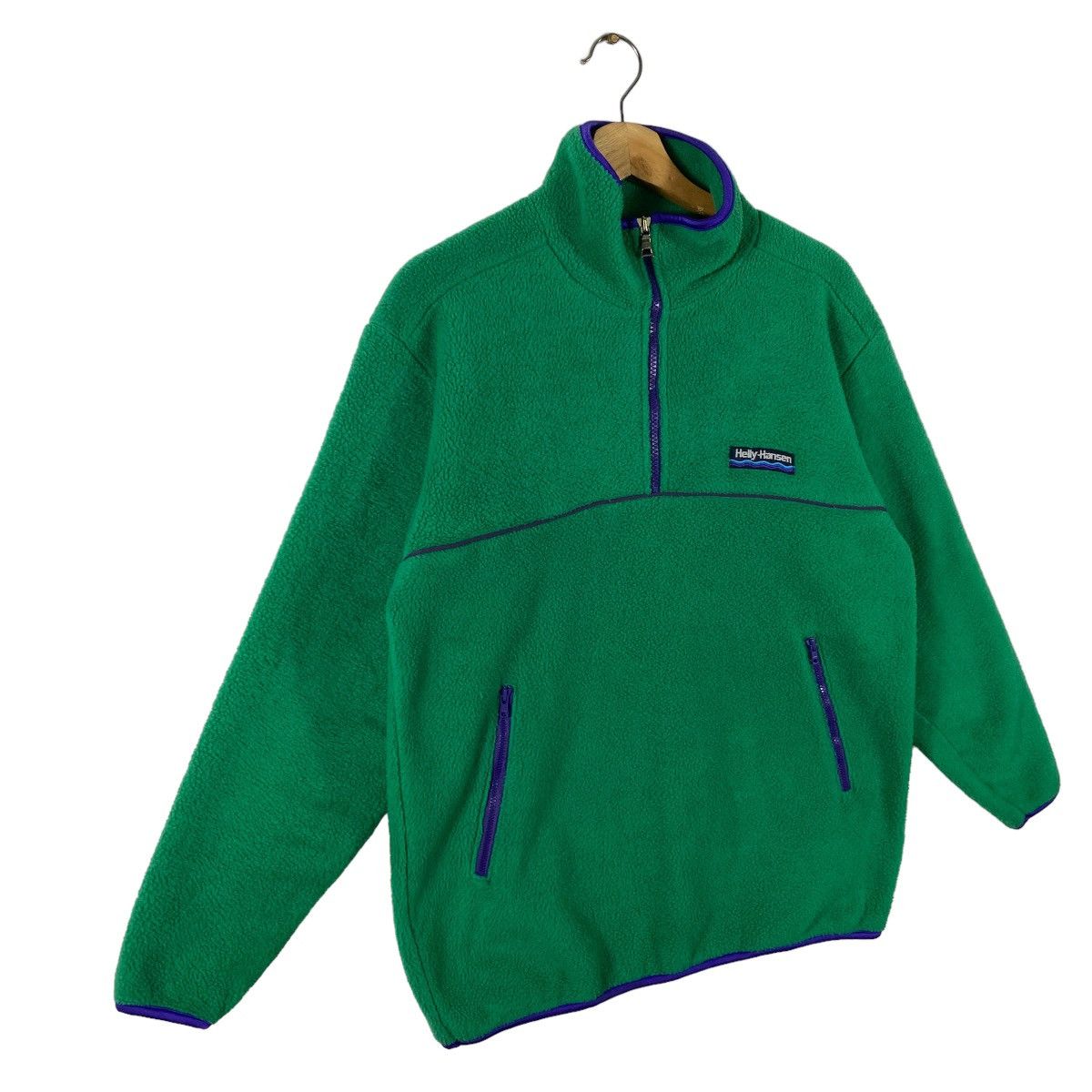 Helly Hansen × Vintage Vintage 90s Helly Hansen Fleece M Size Green Colour Size US M / EU 48-50 / 2 - 3 Thumbnail