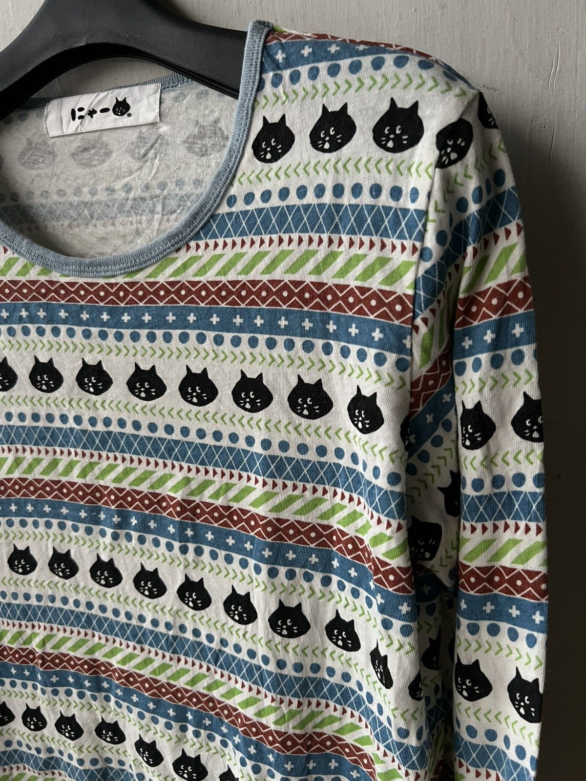 Issey Miyake × Japanese Brand × Ne-Net Ne-net Issey Miyake AOP Long Sleeve Size M / US 6-8 / IT 42-44 - 2 Thumbnail