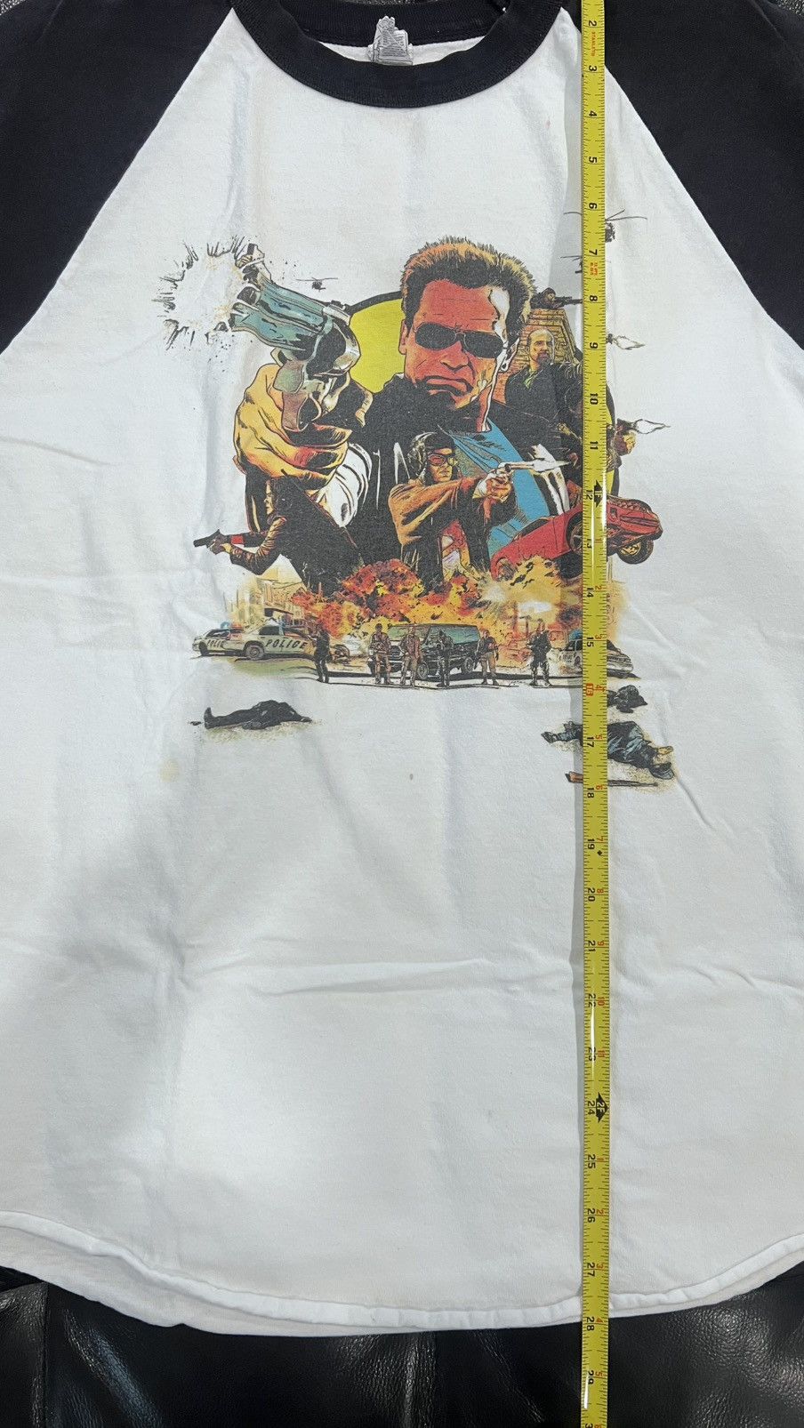 Vintage ARNOLD SCHHARZENEGGER “The Last Stand” 3/4 Sleeve Size XL Size US XL / EU 56 / 4 - 7 Thumbnail