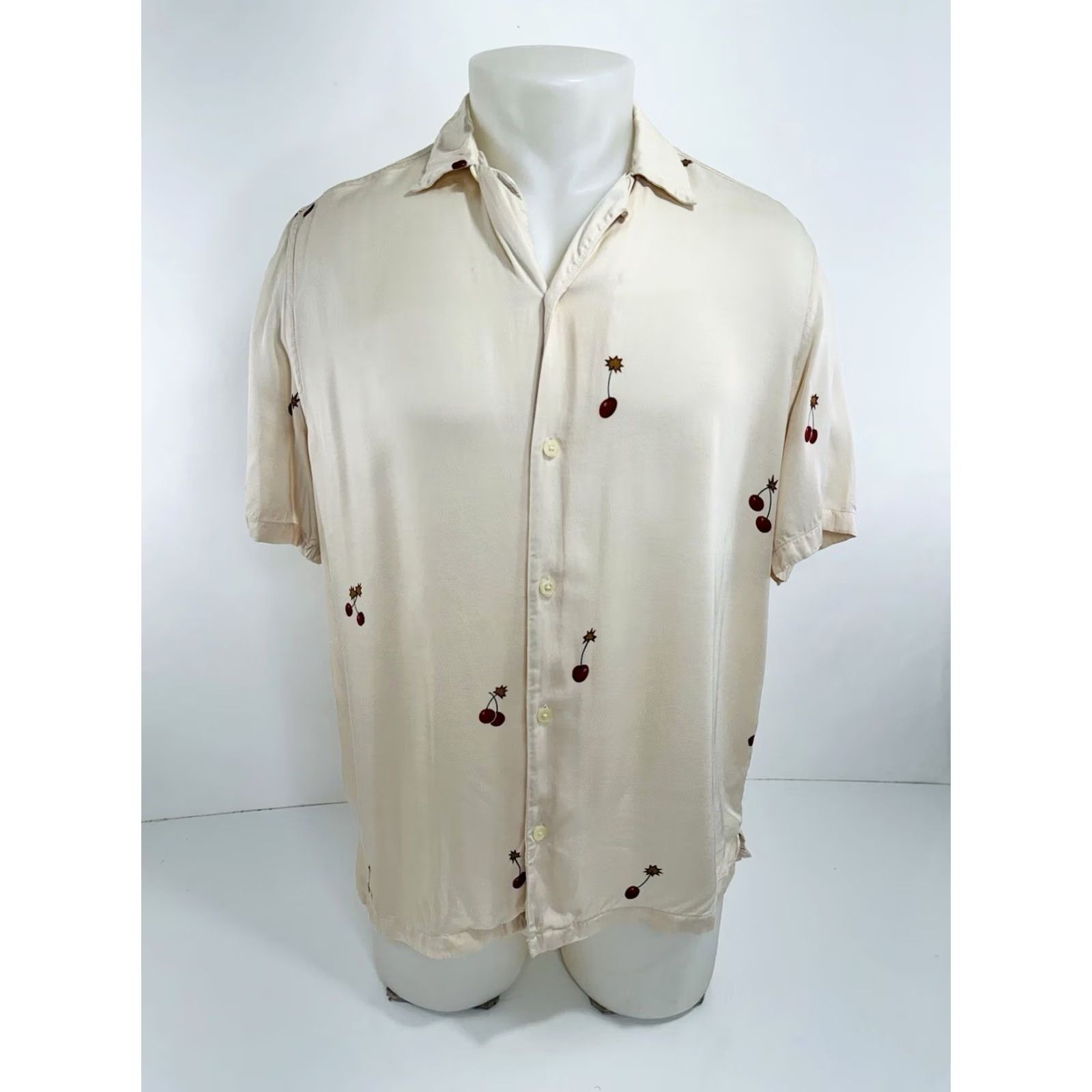 Allsaints ALL SAINTS - CHERRY BOMB Fireworks Mens S Loop Collar Shirt Shirt Boys Girls Mens Womens? Size US S / EU 44-46 / 1 - 2 Thumbnail