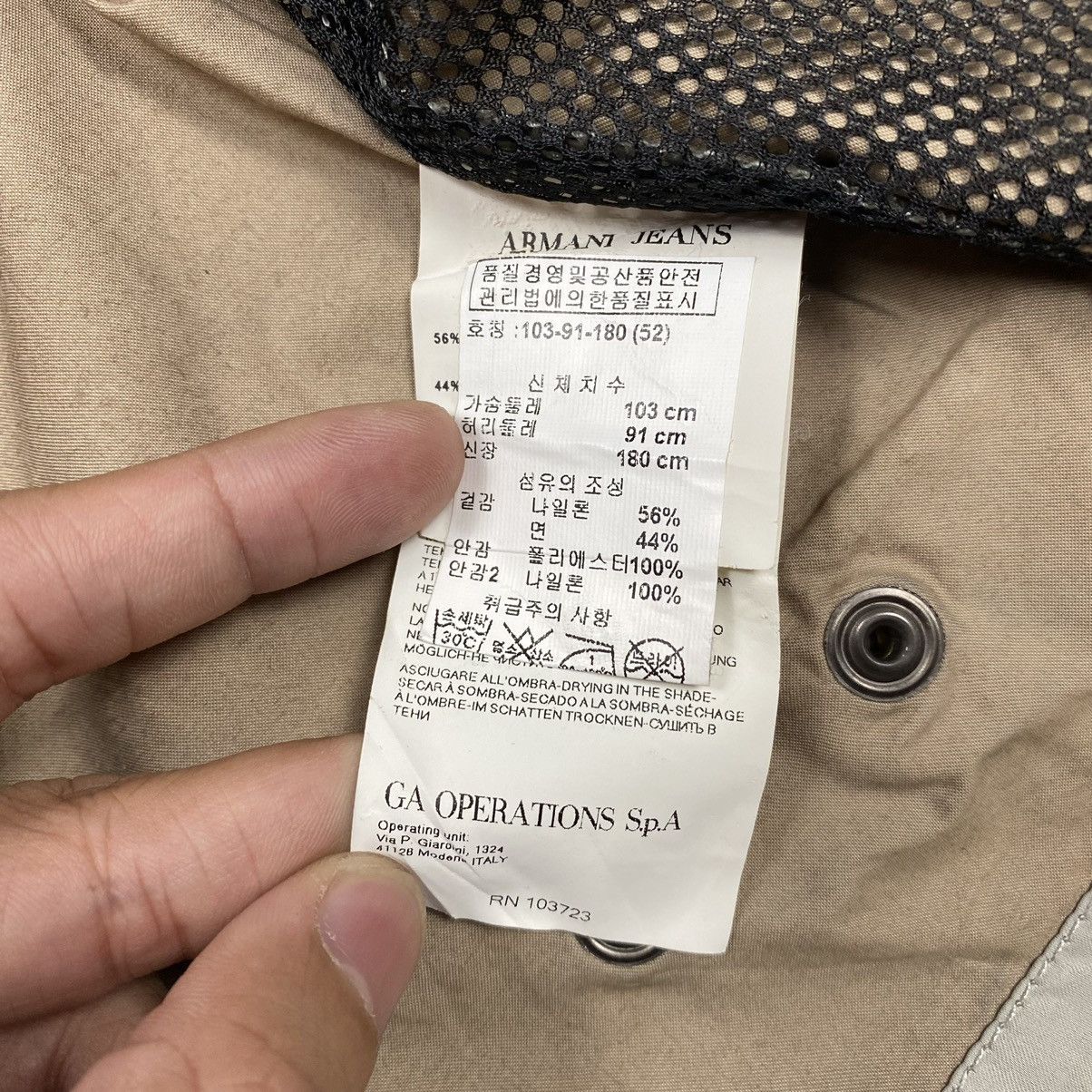 Armani Armani Jeans Nylon Work Jacket Size US M / EU 48-50 / 2 - 8 Thumbnail
