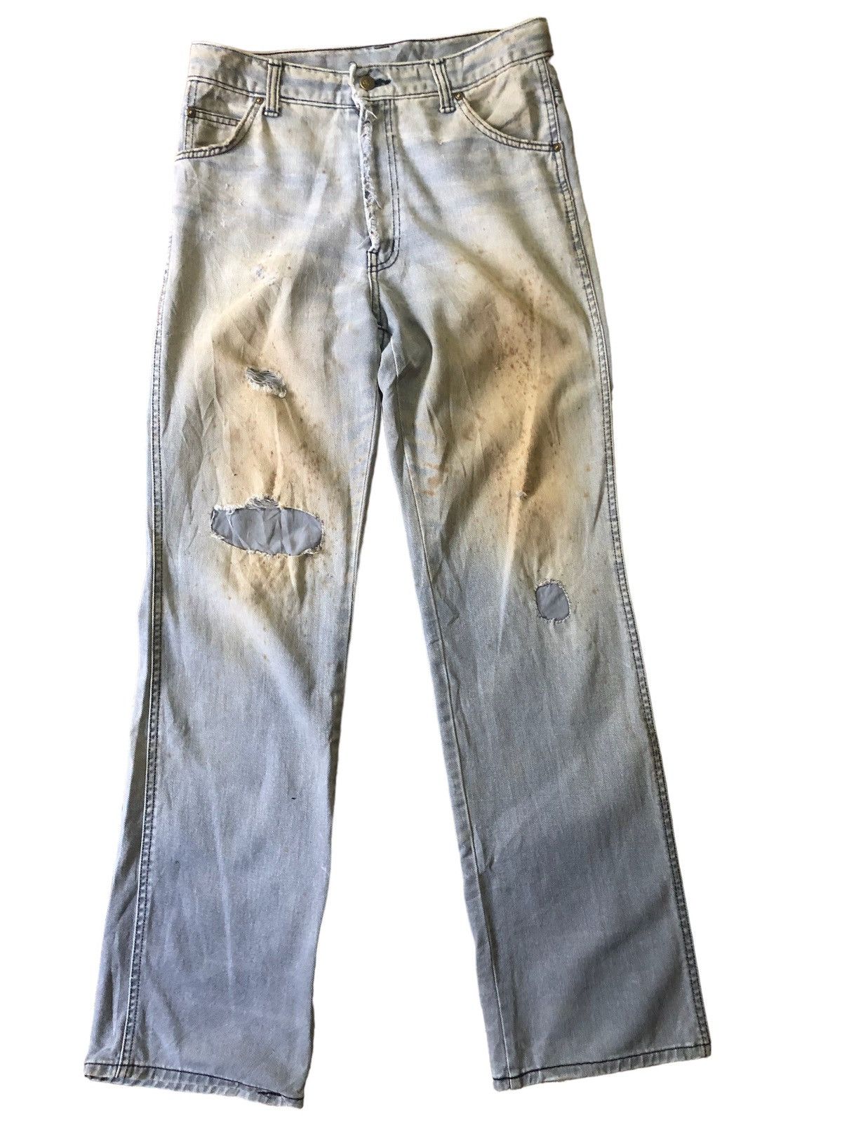 Ocean Passage Rusty Mud Mad Distressed Denim Pants