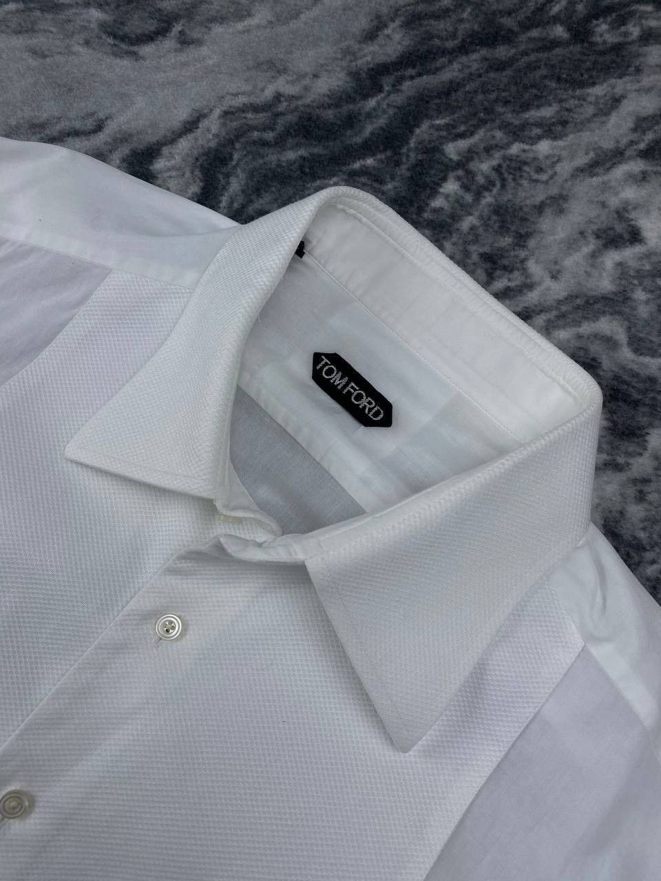 Tom Ford Tom Ford Сlassic Shirt Buttons Long Sleeve Size US XL / EU 56 / 4 - 5 Thumbnail