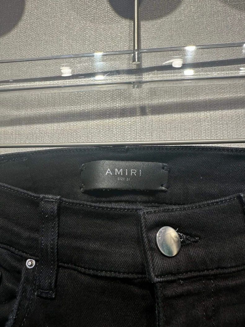 Amiri Amiri Black Diamond Jeans Size US 31 - 3 Thumbnail