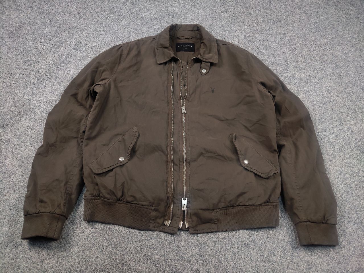 Allsaints Allsaints Nicks Ramskull Military Bomber Jacket Vintage LGB Size US S / EU 44-46 / 1 - 5 Thumbnail