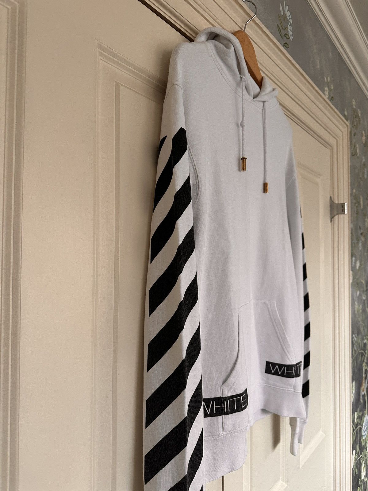 Off-White OFF-WHITE Blue Collar Hooded Sweatshirt Size US S / EU 44-46 / 1 - 2 Thumbnail