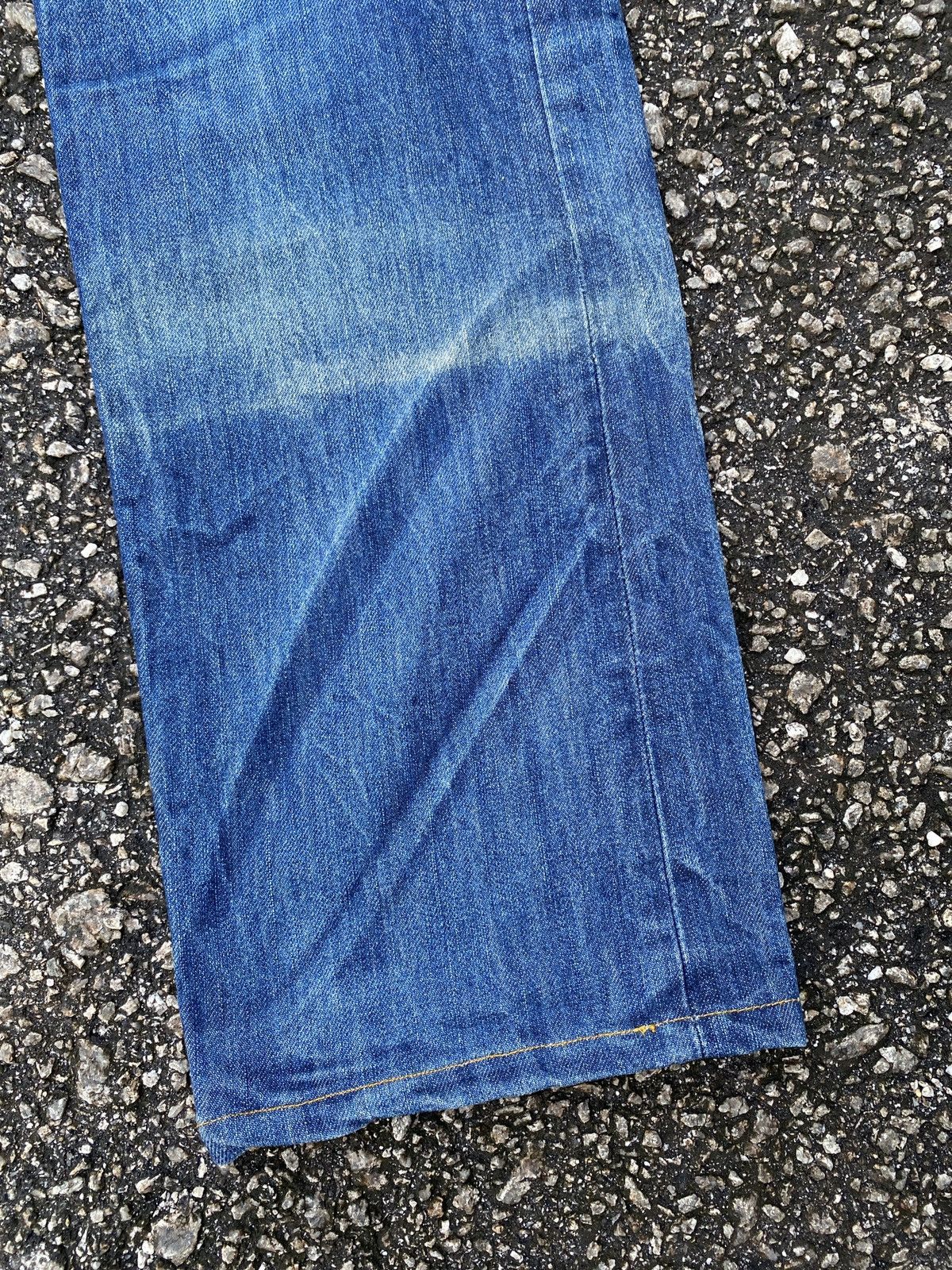 If Six Was Nine × Japanese Brand × Tornado Mart 1990s - Red Pepper Distressed Logo Design Denim Size US 32 / EU 48 - 6 Thumbnail