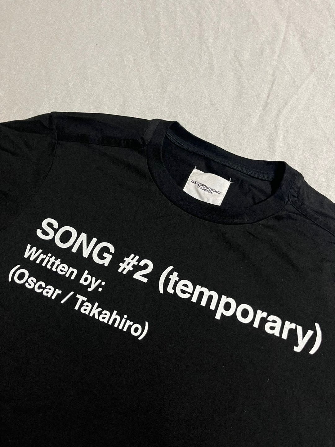 Takahiromiyashita The Soloist. ss19 'SONG' short sleeve t shirt Size US S / EU 44-46 / 1 - 2 Thumbnail