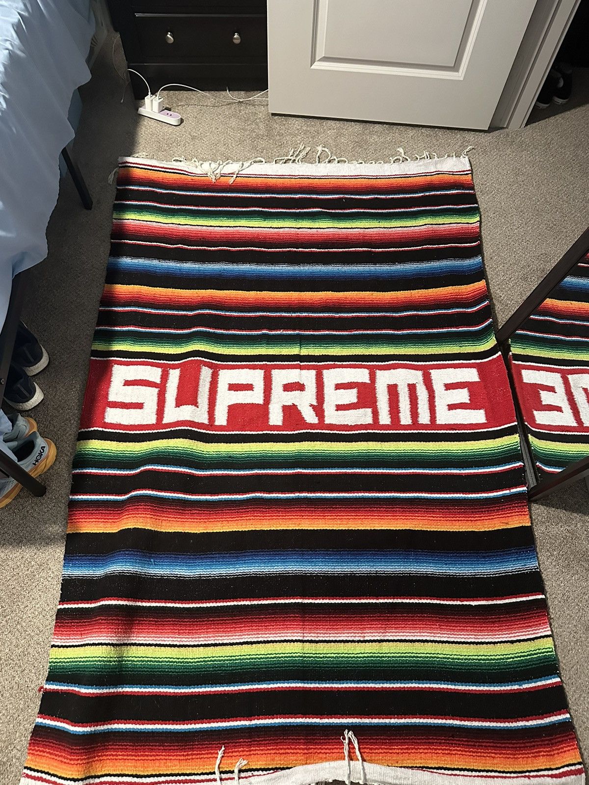 Pre-owned Supreme Serape Blanket In Multicolor
