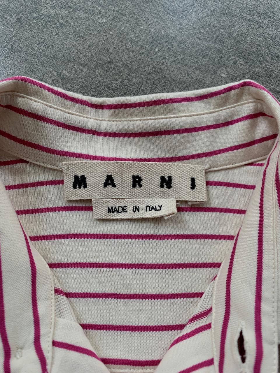 Marni FREE TAX! Striped Cotton Cloth Shirt Size US M / EU 48-50 / 2 - 5 Thumbnail