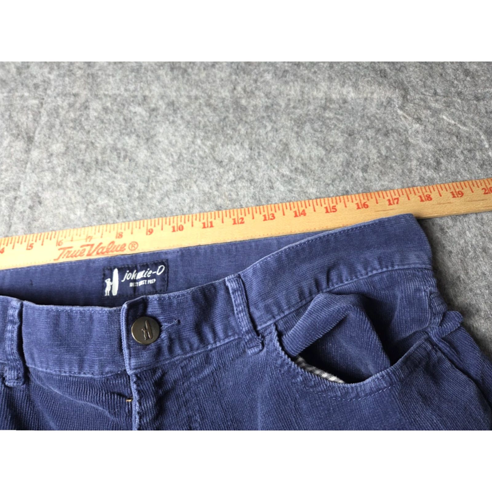 johnnie-O johnnie-O Corduroy Pants West Coast Prep Blue Casual Men's Sz 35x32 Size US 35 - 7 Thumbnail