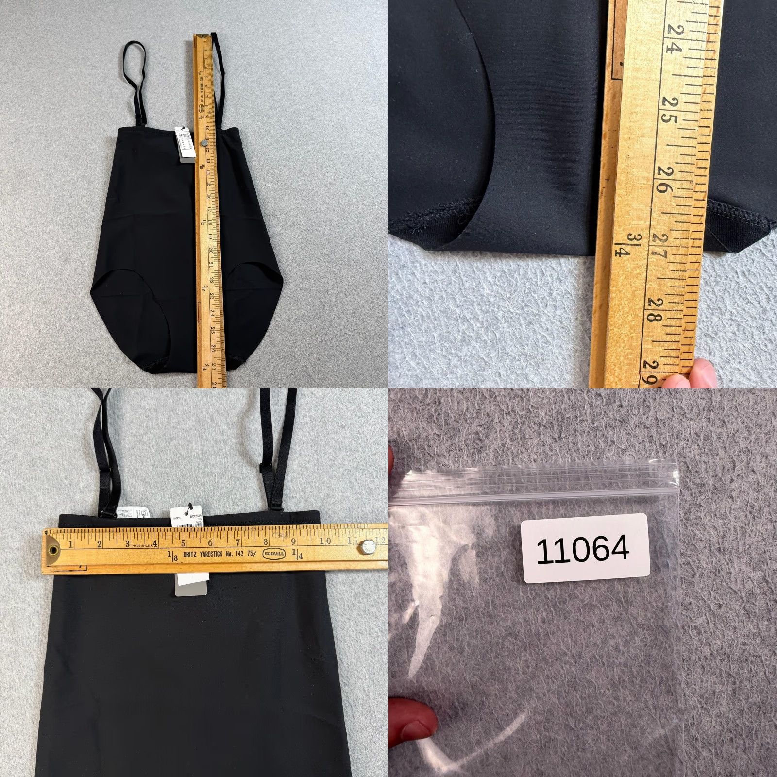 Vintage Intimissimi Shapewear High-Waisted Bodysuit? Shaping Brief Black M Women Size M / US 6-8 / IT 42-44 - 8 Thumbnail