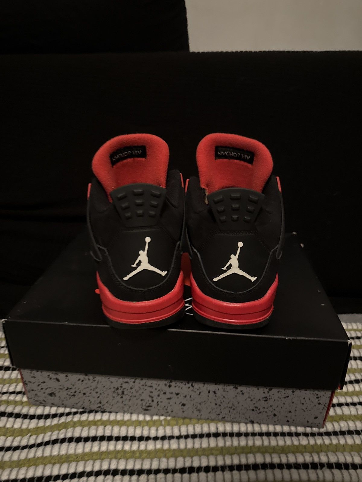 Jordan Brand Jordan 4 retro Red thunder GS Size US 6 / EU 39 - 5 Thumbnail