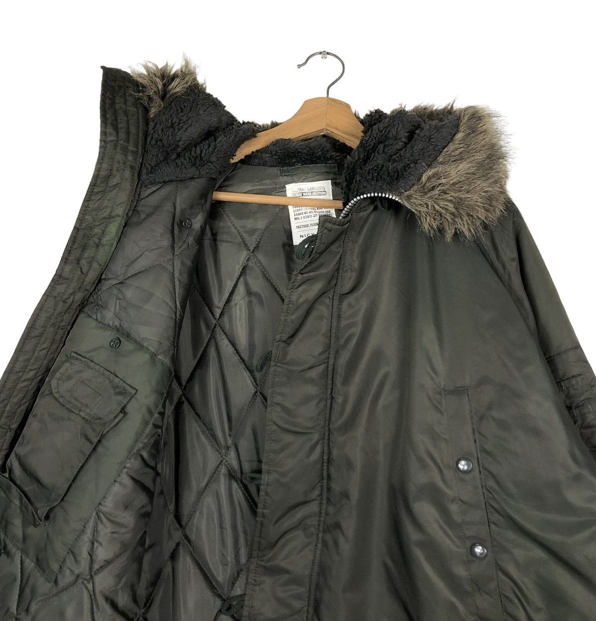 Japanese Brand 🔥VINTAGE PARKA PARACHUTE JACKET MILITARY NICX SIXX MINK FUR Size US L / EU 52-54 / 3 - 12 Thumbnail