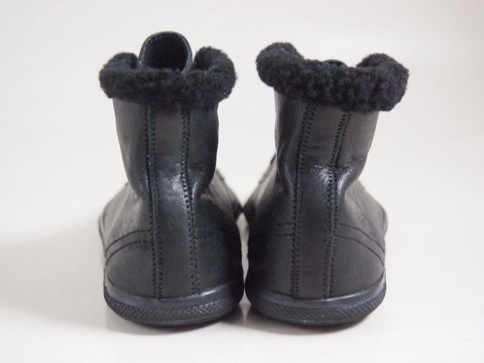 Prada Prada High Top Sneakers Black Leather Fur Trim EU 36 US 6 Size US 6 / IT 36 - 5 Thumbnail
