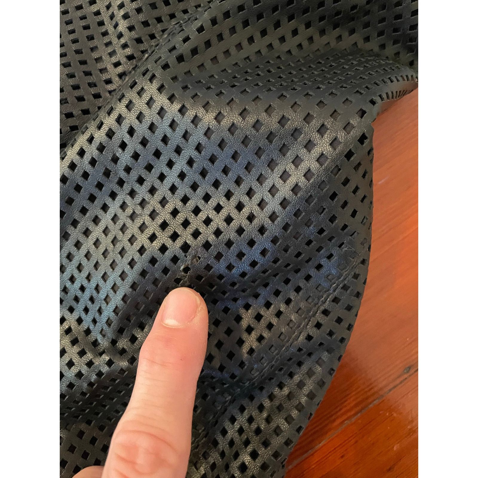 Torras Torras Men’s Black Perforated Leather Jacket Size 40 Size US M / EU 48-50 / 2 - 7 Thumbnail