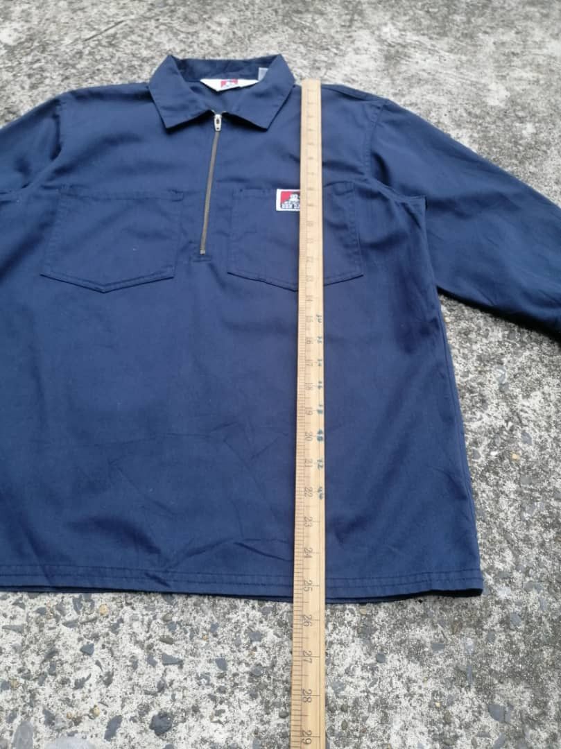 Ben Davis Ben Davis Two Pockets Half Zipper Shirt Size US M / EU 48-50 / 2 - 7 Thumbnail