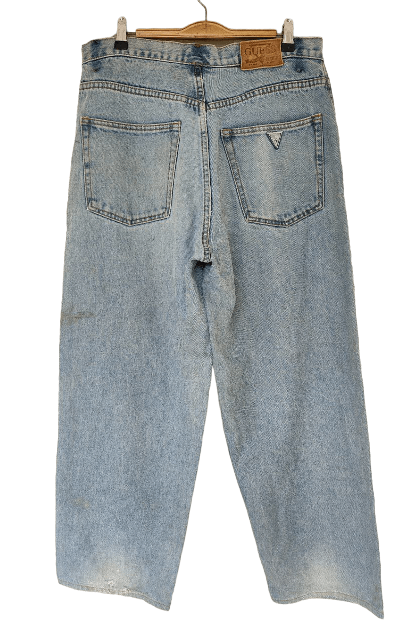 Guess Vintage Guess Baggy denim Made in USA Size US 33 - 2 Thumbnail