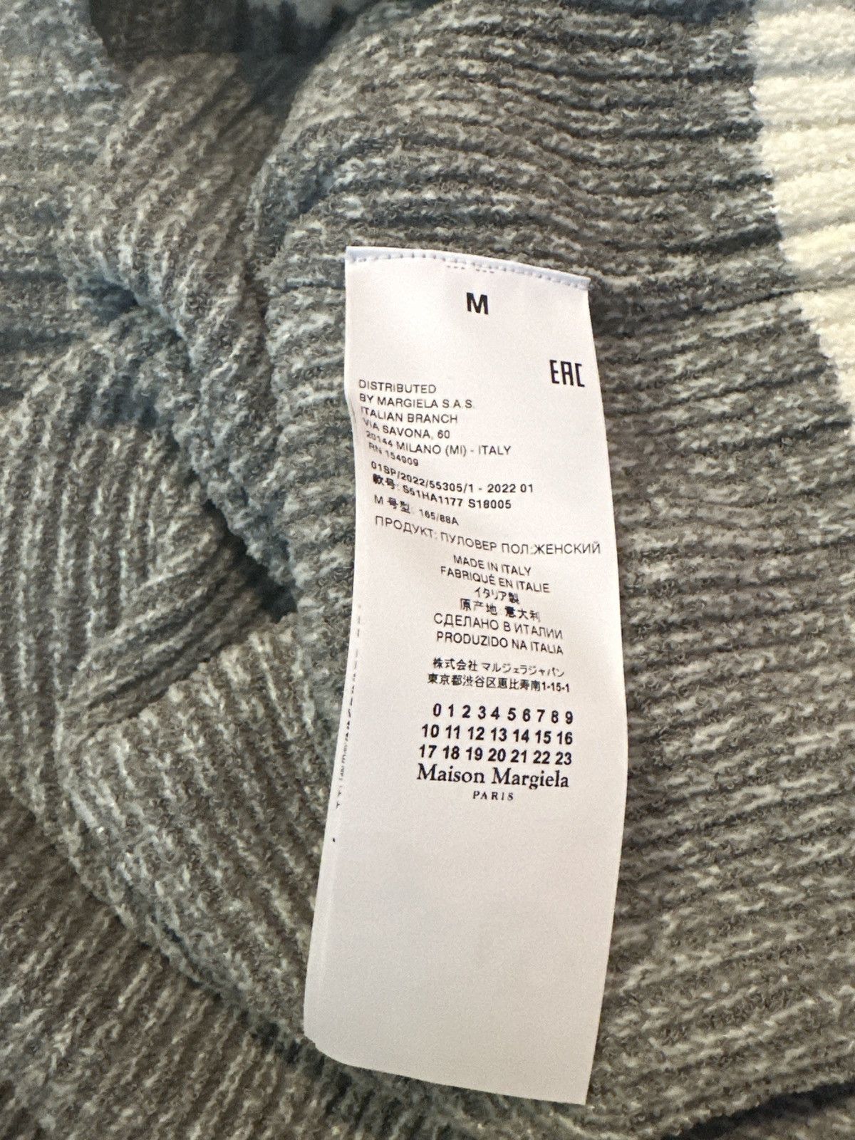 Maison Margiela Margiela Knit Prototype 1/1 Size US XL / EU 56 / 4 - 4 Thumbnail
