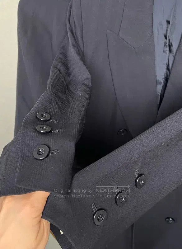 Other YSL Women's Navy Wool Cardigan . Size XXS / US 00 / IT 34 - 5 Thumbnail