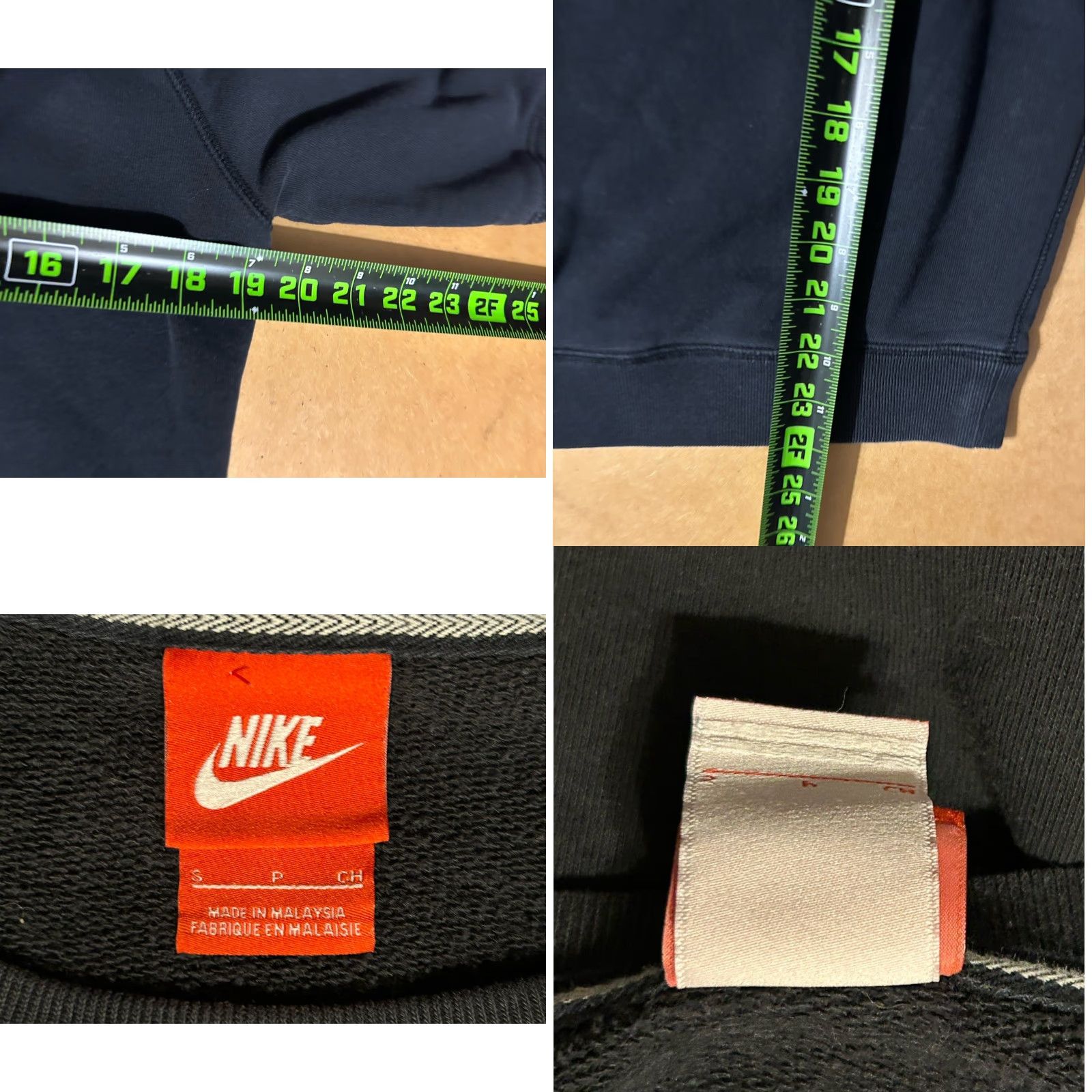 Nike Nike Short Sleeve Sweatshirt Women S Small Black Crew Neck Swoosh Logo Gym Run Size S / US 4 / IT 40 - 9 Thumbnail