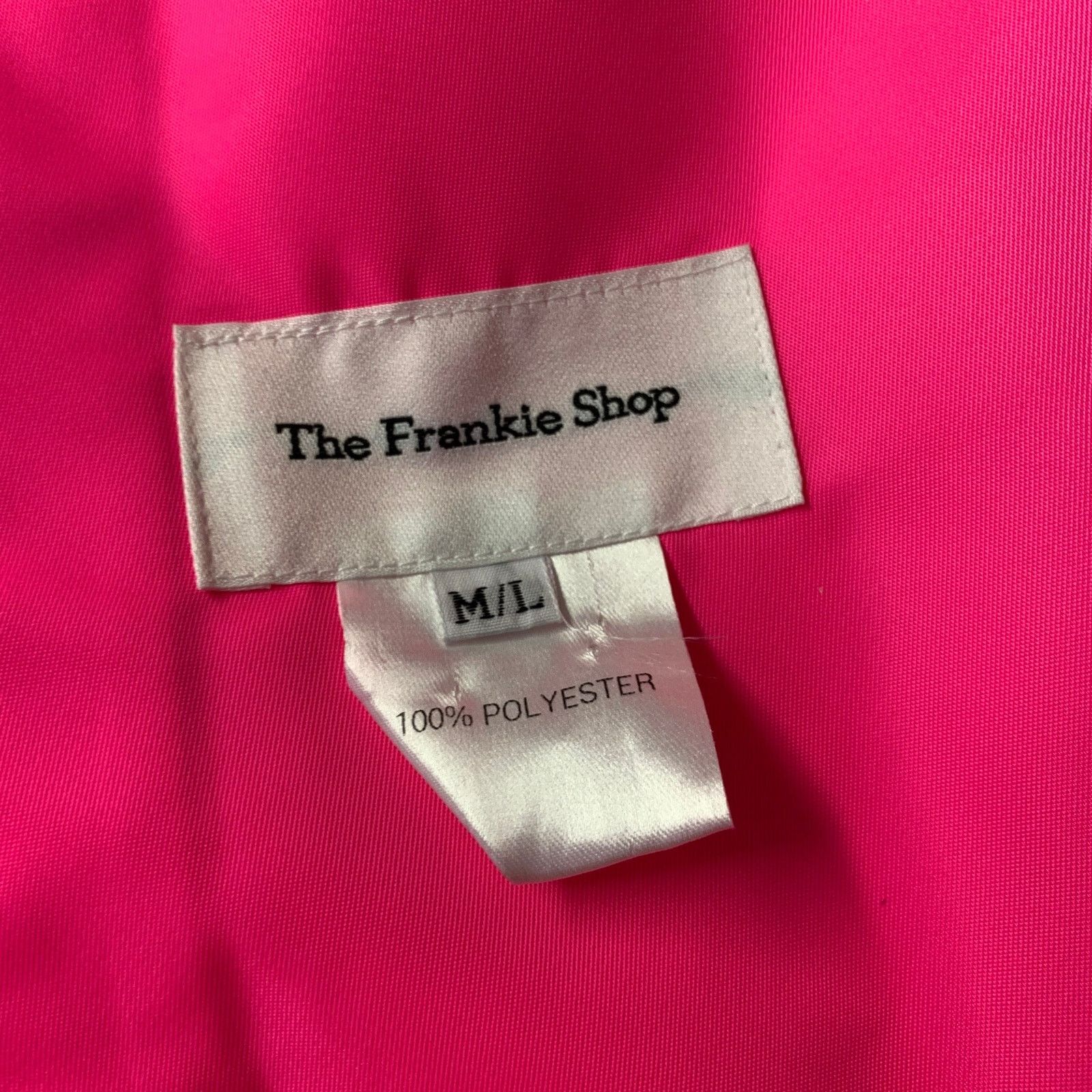 Frankie Shop THE FRANKIE SHOP Size M/L Pink Polyester Shirt Jacket Shirt Size ONE SIZE - 4 Thumbnail