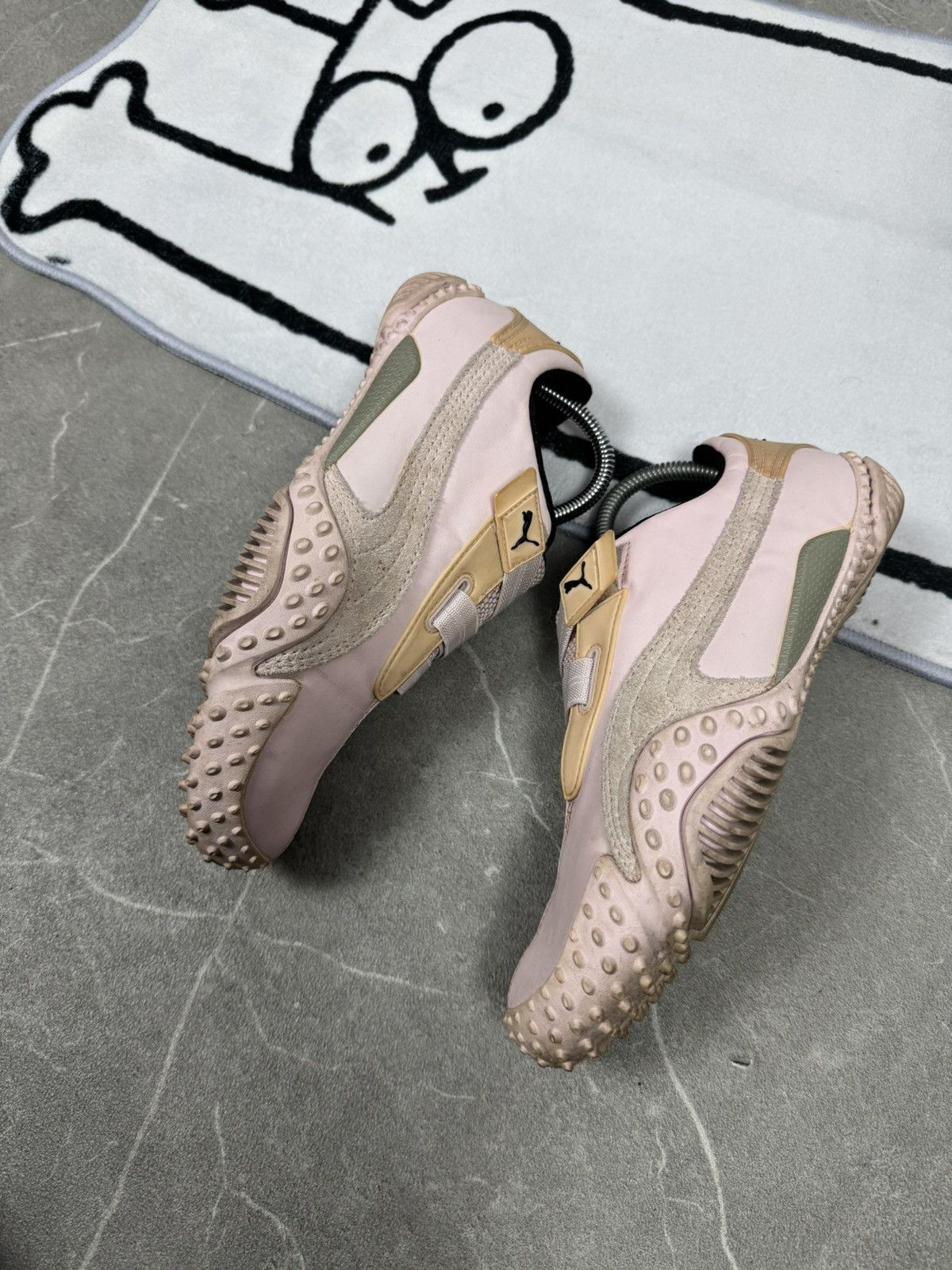 Puma Puma Monstro Dirty Pink Leather Vintage 00s Style Rare Size US 8 / EU 41 - 3 Thumbnail