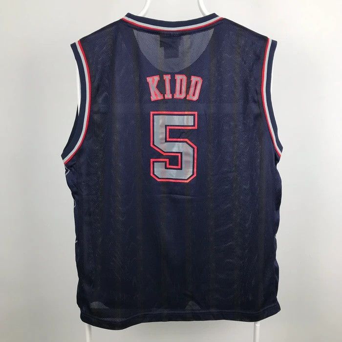 NBA × Reebok (SY0093) NEW JERSEY JASON KIDD 5 NBA JERSEY Size US XL / EU 56 / 4 - 1 Thumbnail
