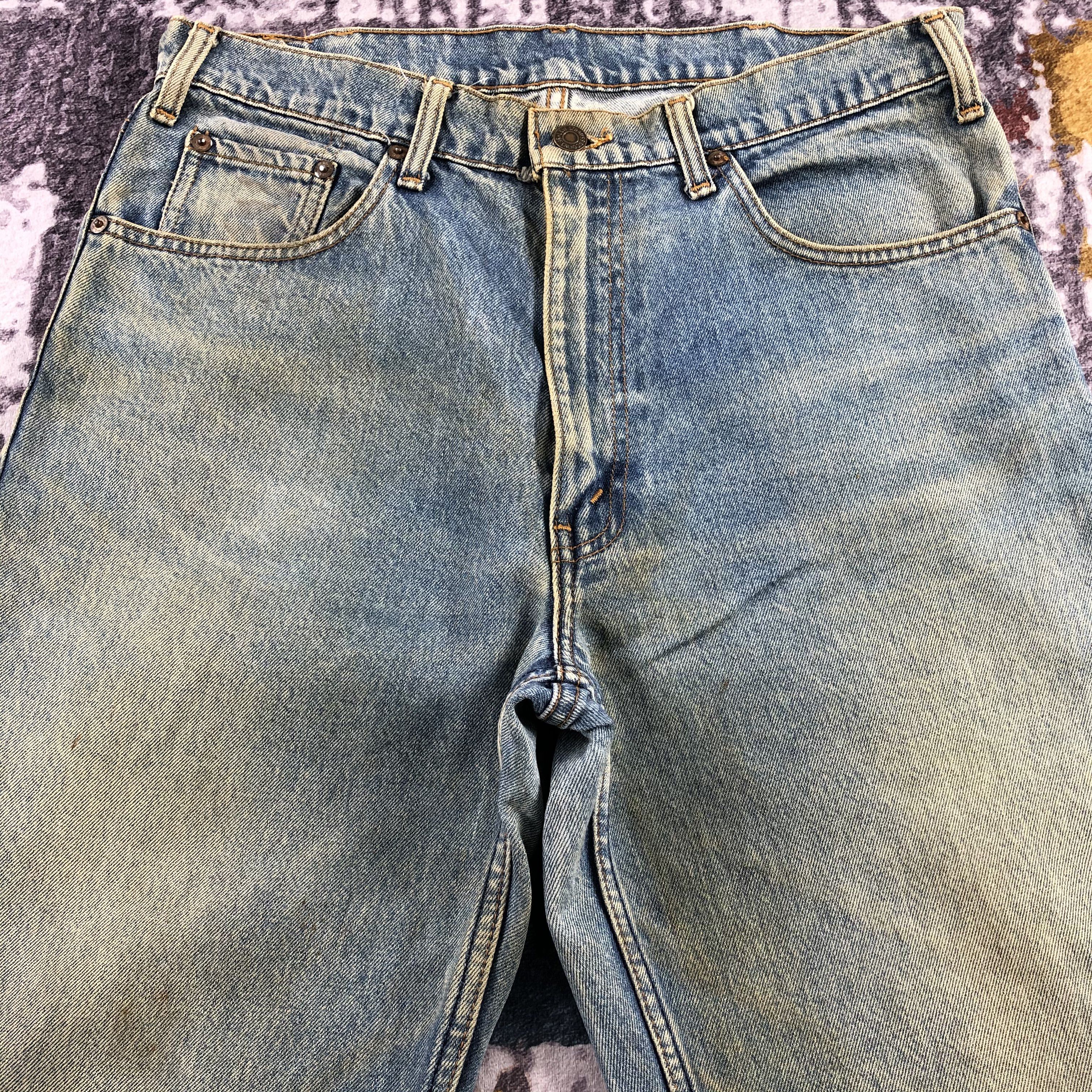 Levi's 90s Vintage Blue Wash Levis Jeans-JM2812 Size US 33 - 3 Thumbnail