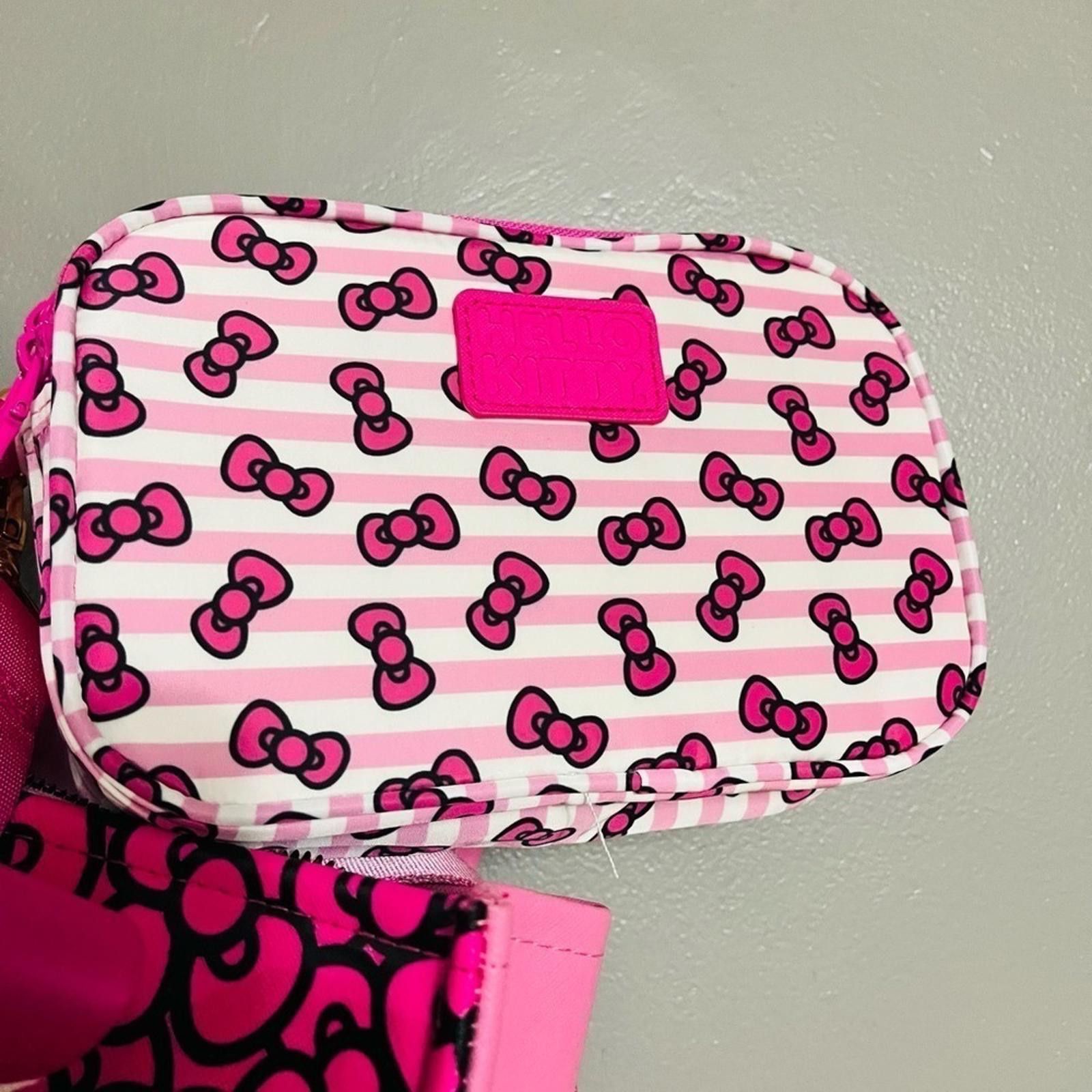 Designer Hello Kitty Sanrio Travel Tote Crossbody Bag Luggage 3 Piece Size ONE SIZE - 3 Thumbnail