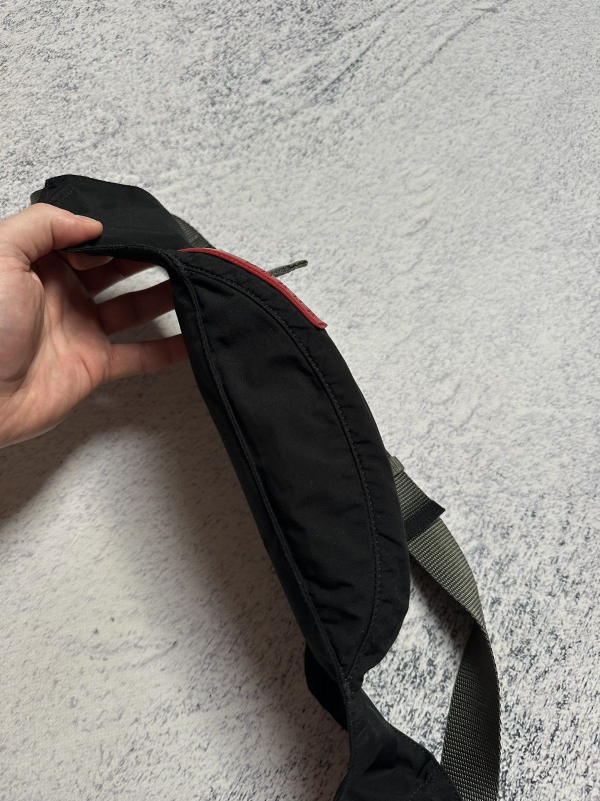 Prada Vintage Prada 90's Nylon Belt Bag Archive Red Tab Gorpcore Size ONE SIZE - 20 Thumbnail
