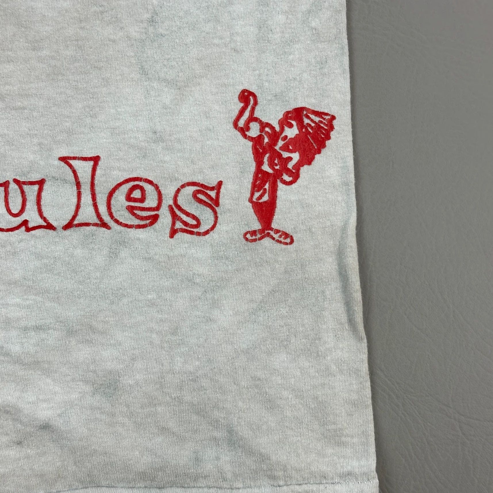 Hanes Vintage Hanes Shirt Mens L Gray WLC Faculty Rules Single Stitch USA 80s Shirt Mens Size US L / EU 52-54 / 3 - 2 Thumbnail