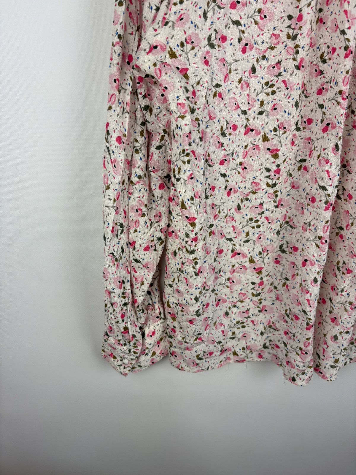 Zadig & Voltaire Zadig & Voltaire Blouse Women's Floral Print Trimmed Blouse Size S / US 4 / IT 40 - 14 Thumbnail