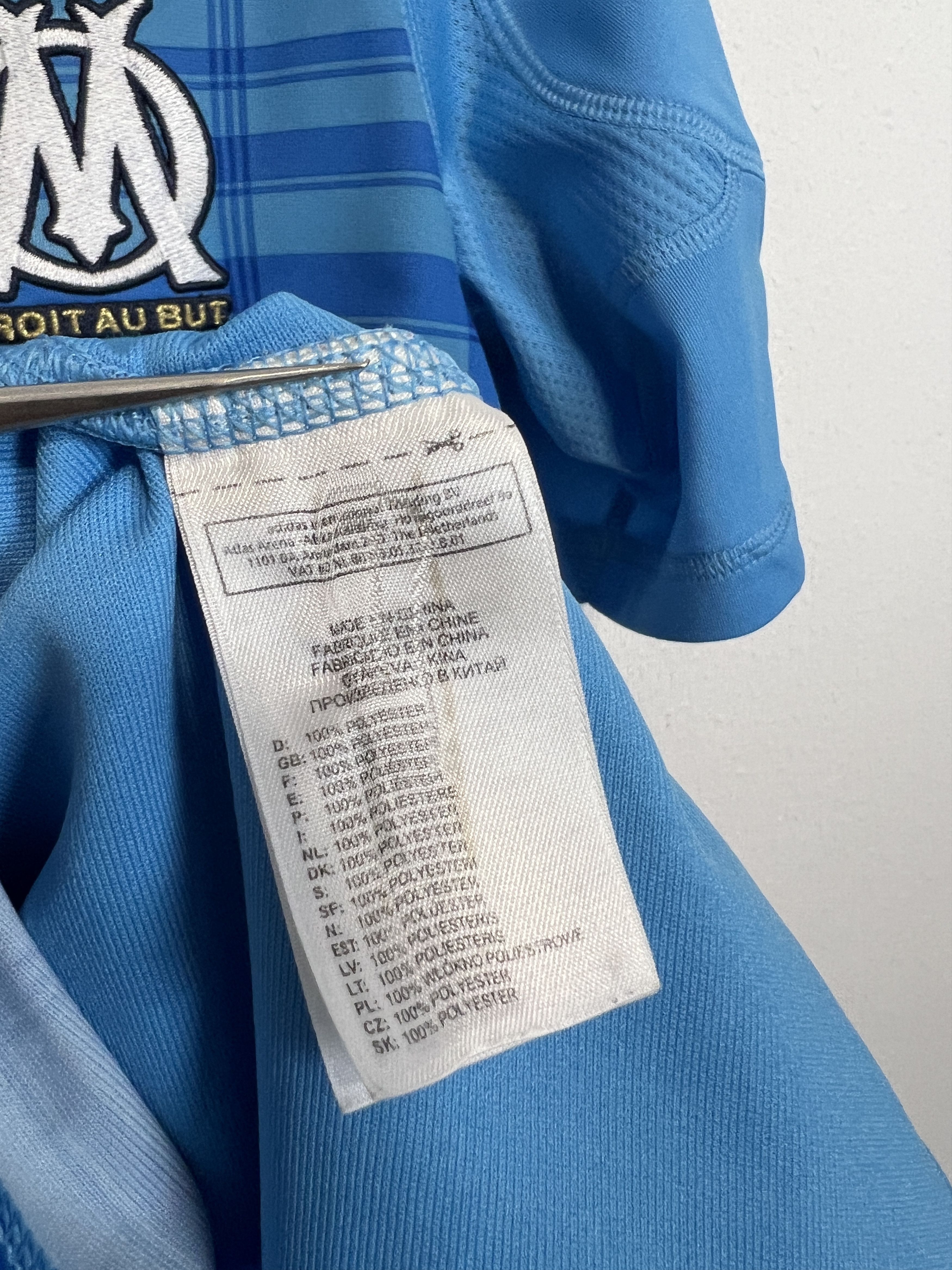 Adidas Marseille Away football shirt 2010 Soccer Jersey Trikot Size US S / EU 44-46 / 1 - 7 Thumbnail