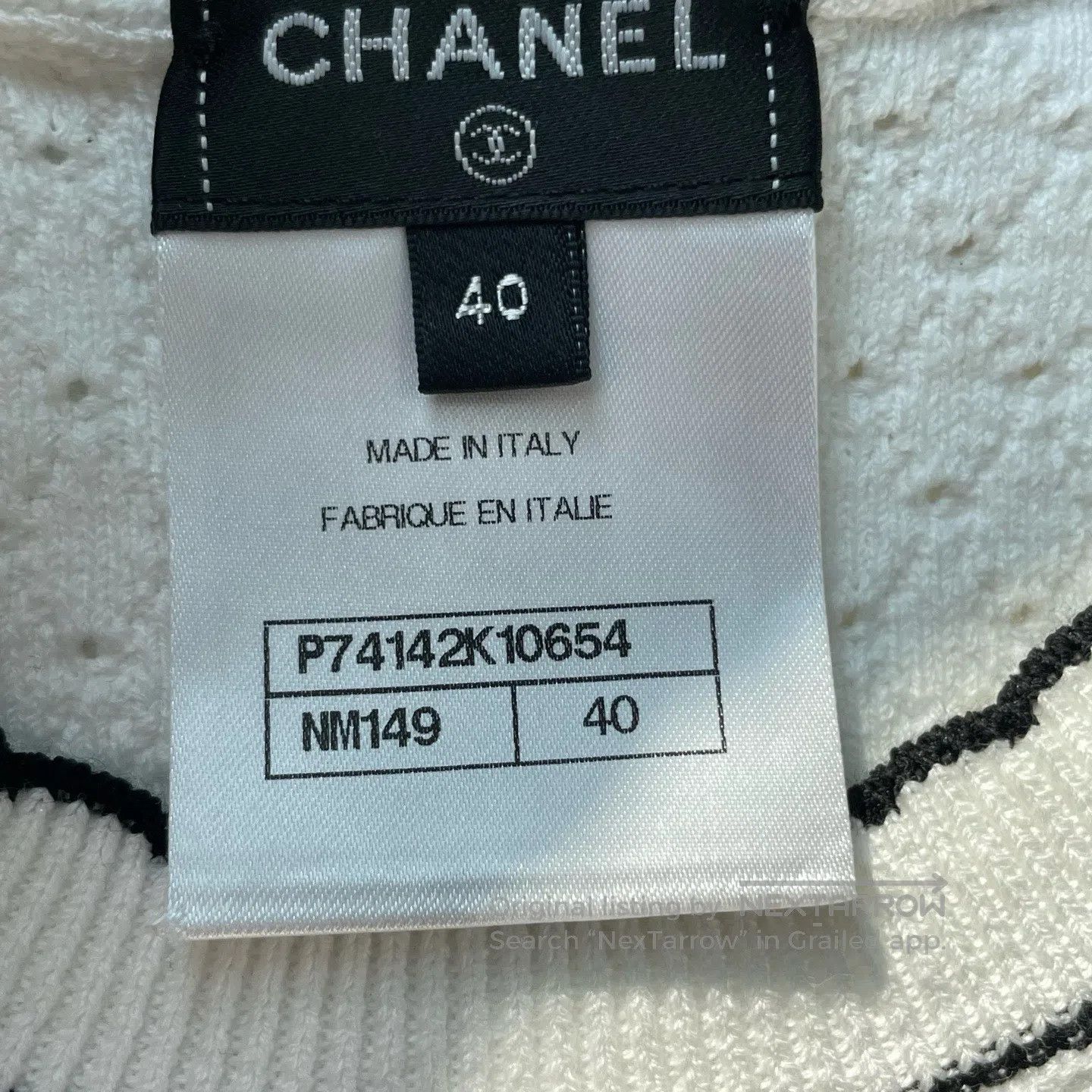 Chanel Chanel Sequined and Stud Embellished Number 5 Double C Log Size S / US 4 / IT 40 - 5 Thumbnail