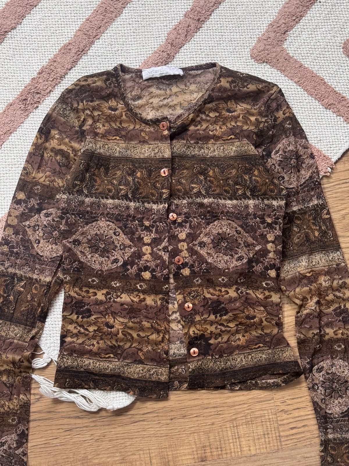 Vintage VINTAGE JEAN PAUL GAULTIER STYLE MESH BLOUSE Size S / US 4 / IT 40 - 4 Thumbnail