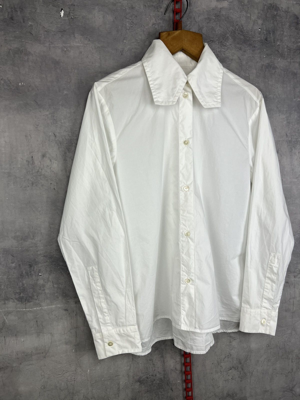 Maison Margiela Maison Margiela Women’s White Button Down Top Shirt Size 36 Size XS / US 0-2 / IT 36-38 - 7 Thumbnail