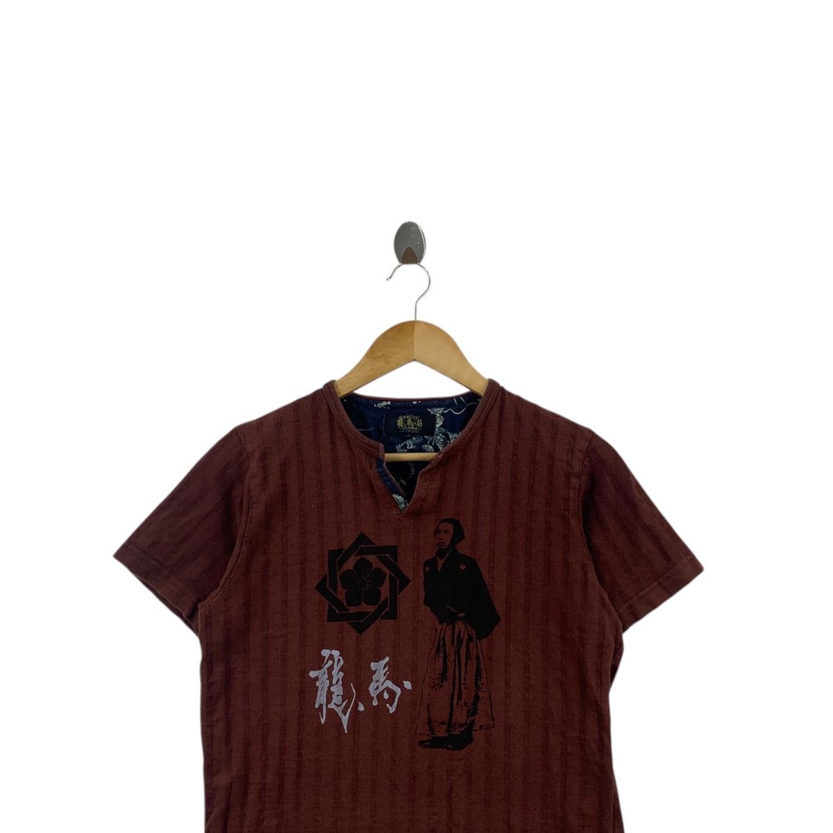 Vintage Vintage SAKAMOTO RYOMA SAMURAI Japan Traditional Tee Shirt Size M / US 6-8 / IT 42-44 - 2 Thumbnail
