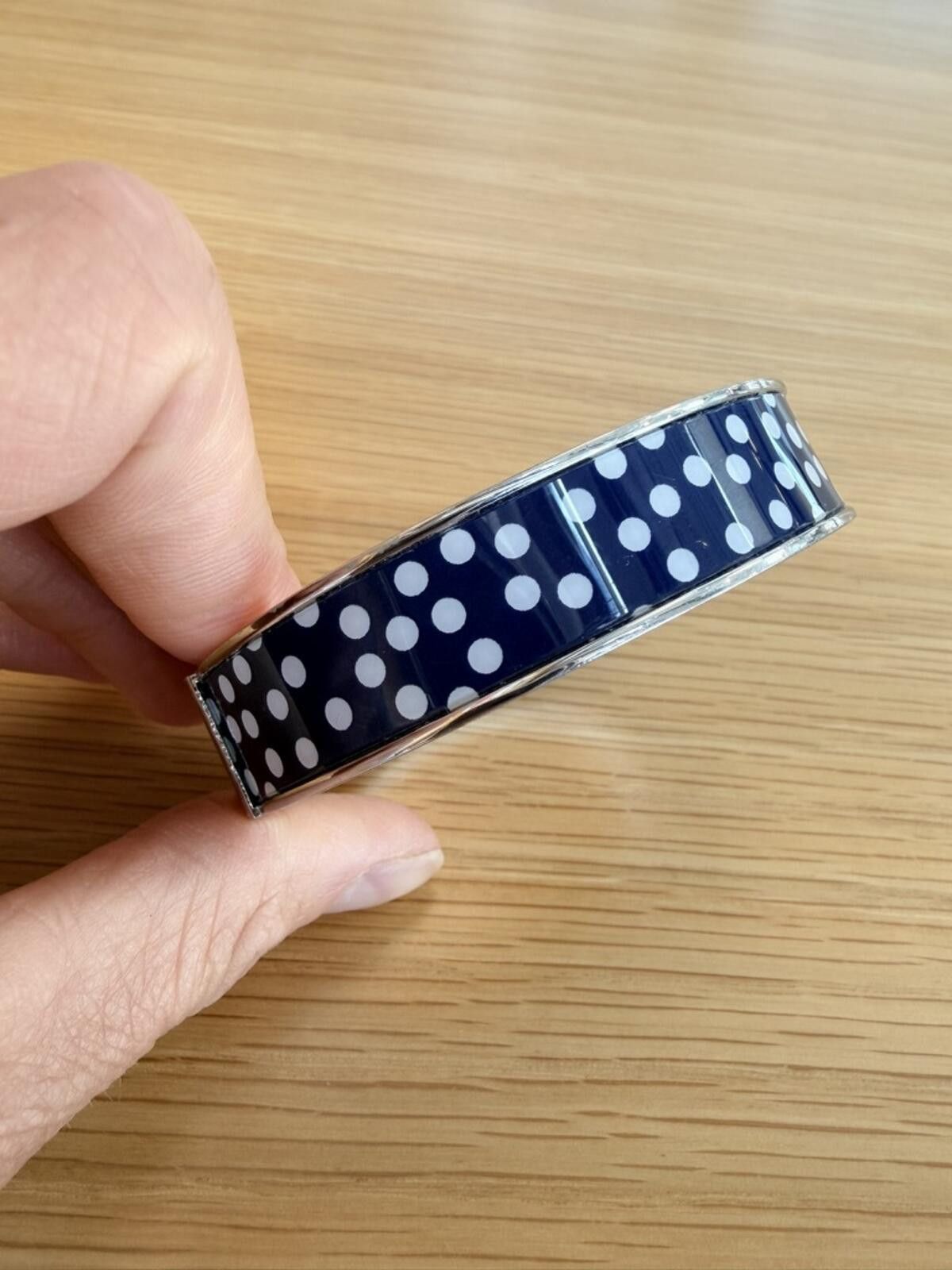 Talbots Talbots Preppy Polka Dot Hinged Bracelet Y2K / Early 2010s Size ONE SIZE - 3 Thumbnail