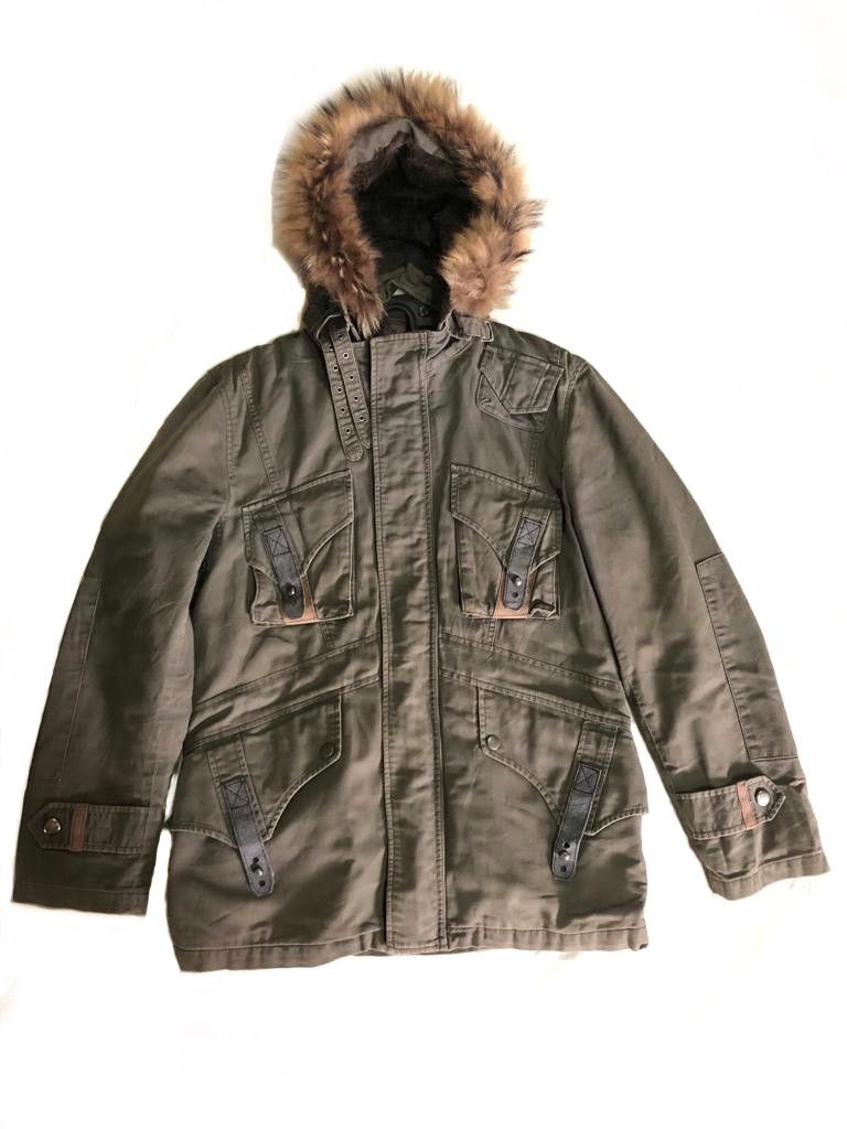 If Six Was Nine × KMRii × PPFM PPFM Yellow Riot Racoon Fur Parkas Jacket Size US M / EU 48-50 / 2 - 1 Thumbnail