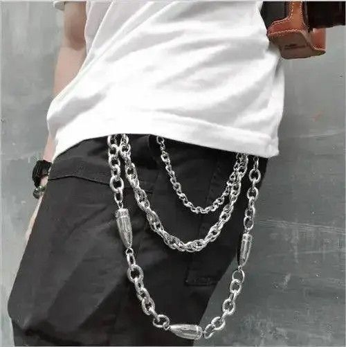 Jewelry Tamaki x Ayami 3 layers Punk Long Metal Wallet Belt Chain Size ONE SIZE - 7 Thumbnail