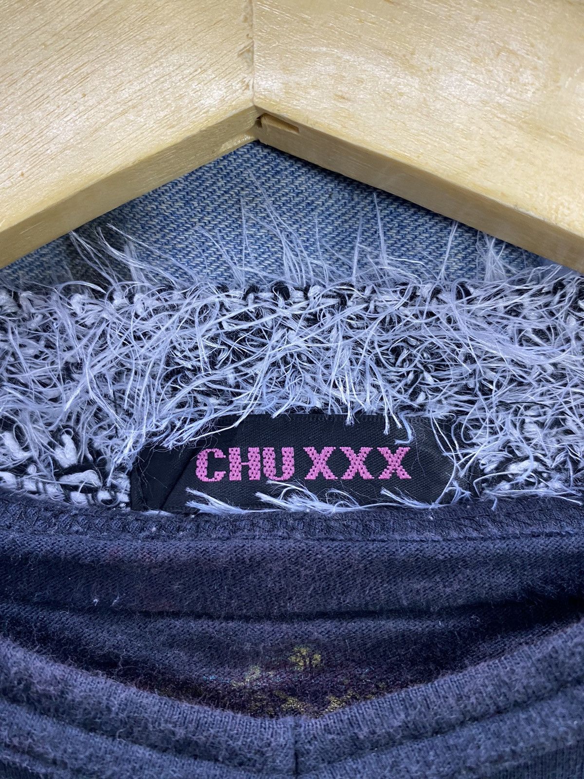 Beauty Beast × Hysteric Glamour × Japanese Brand Fuzzy Mohair Grunge chu XXX Kurt Cobain Style Size US M / EU 48-50 / 2 - 6 Thumbnail