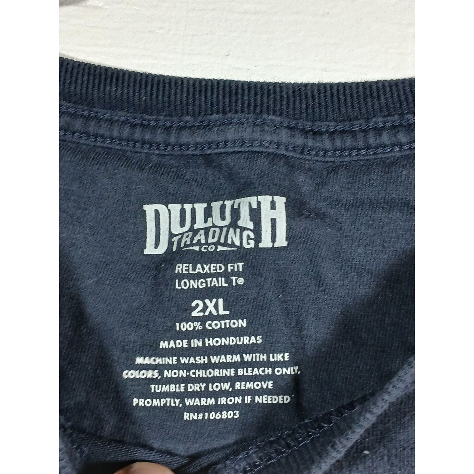 Other Duluth Trading Men's 2XL Blue Longtail Stretch T-Shirt Size US XXL / EU 58 / 5 - 7 Thumbnail