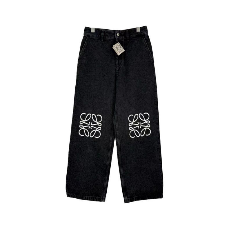 Loewe LOEWE Wash black classic big logo jeans Size 24" / US 00 / IT 34 - 1 Thumbnail