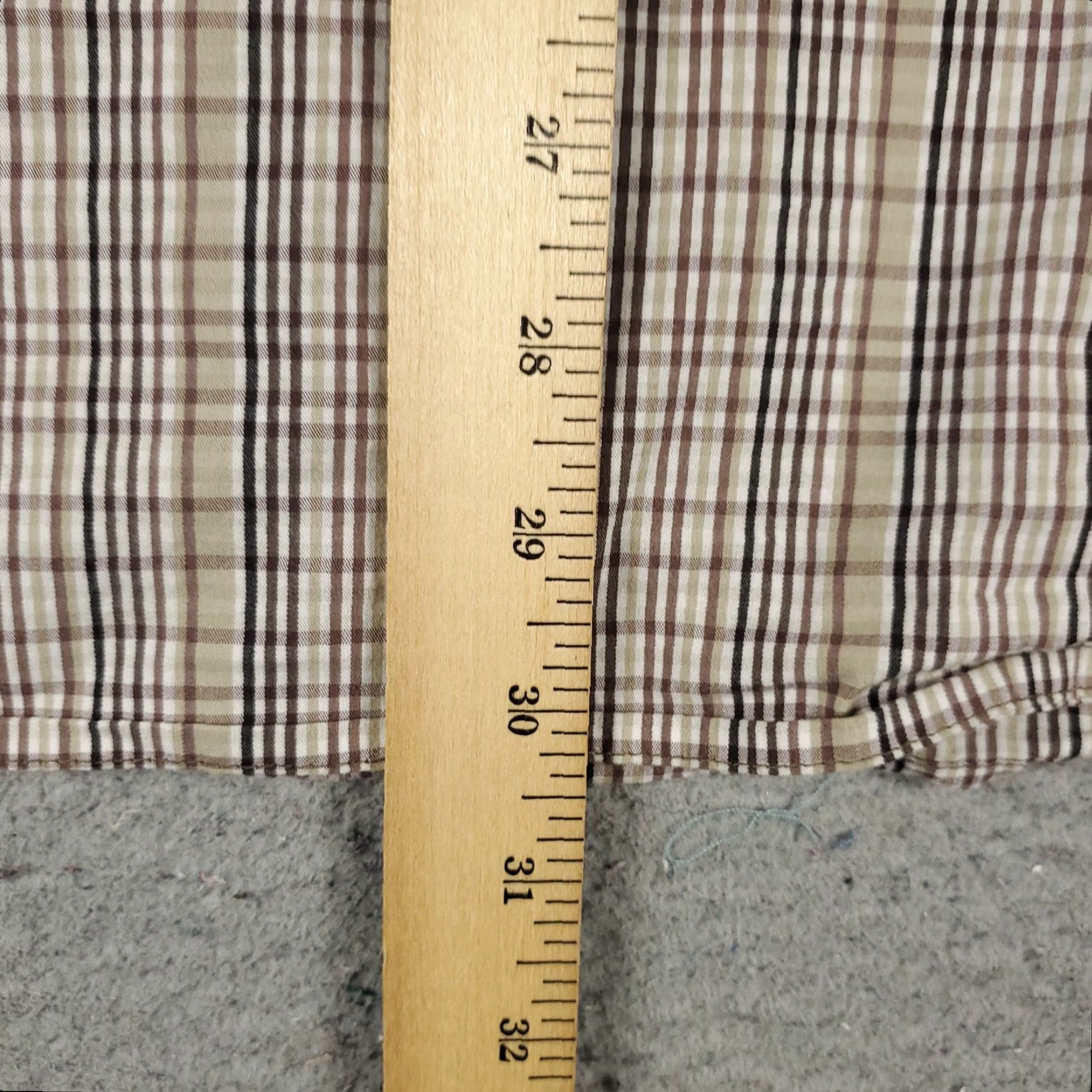 Vintage Columbia Shirt Mens Medium Beige Plaid Button-Up Short Sleeve Casual Wear 100% Cotton Blend Size US M / EU 48-50 / 2 - 4 Thumbnail