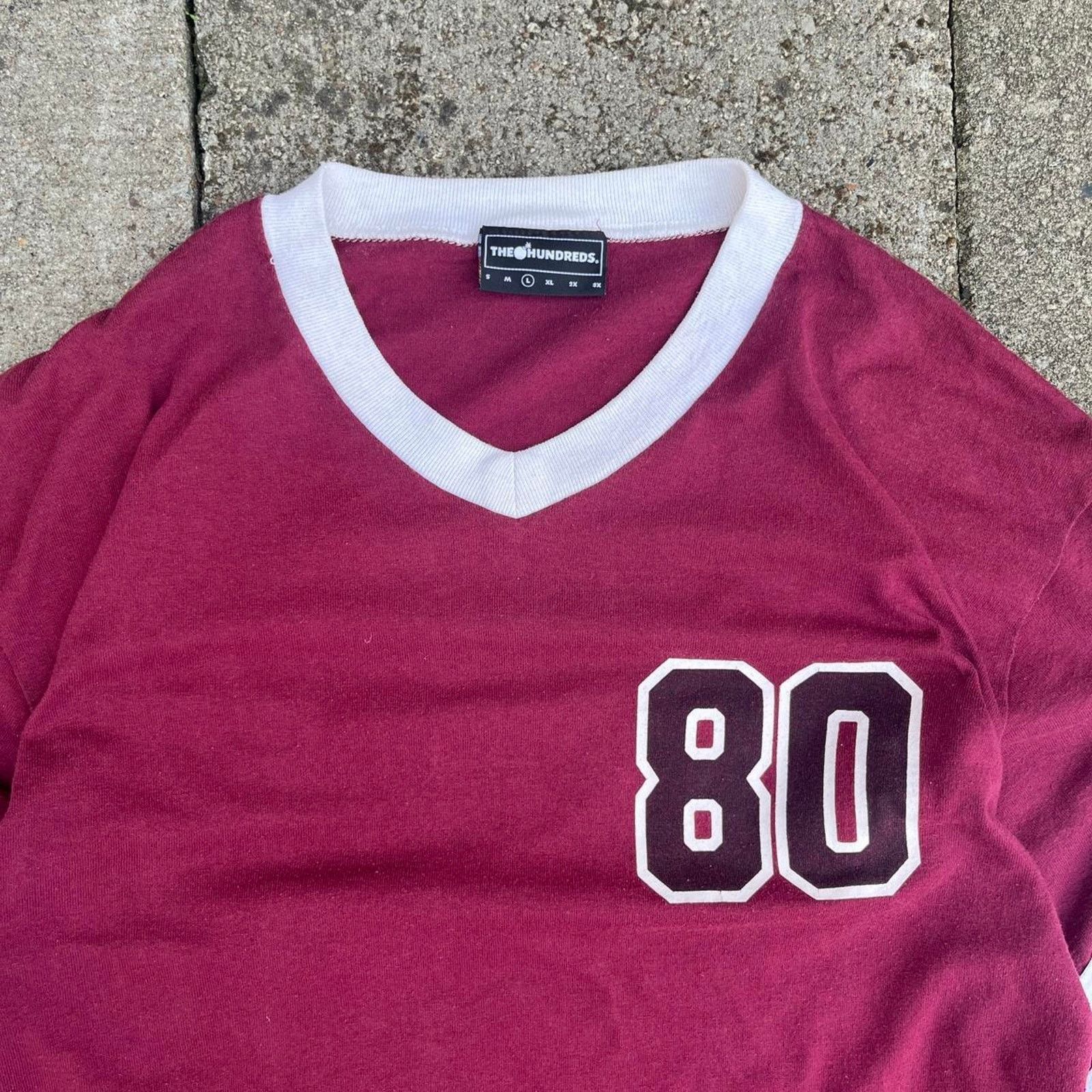 The Hundreds The Hundreds Club Y2K Red Long Sleeve Streetwear Shirt Size US L / EU 52-54 / 3 - 3 Thumbnail